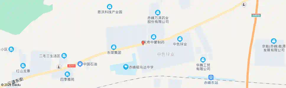 赤峰库博红烨_公交站地图_赤峰公交_妙搜公交查询2025
