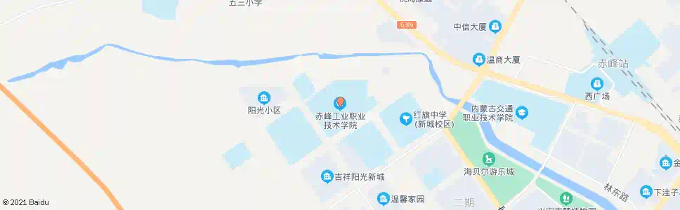 赤峰内蒙工业技术学院_公交站地图_赤峰公交_妙搜公交查询2025