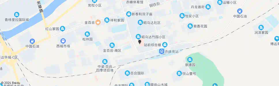 赤峰第二附属医院_公交站地图_赤峰公交_妙搜公交查询2025