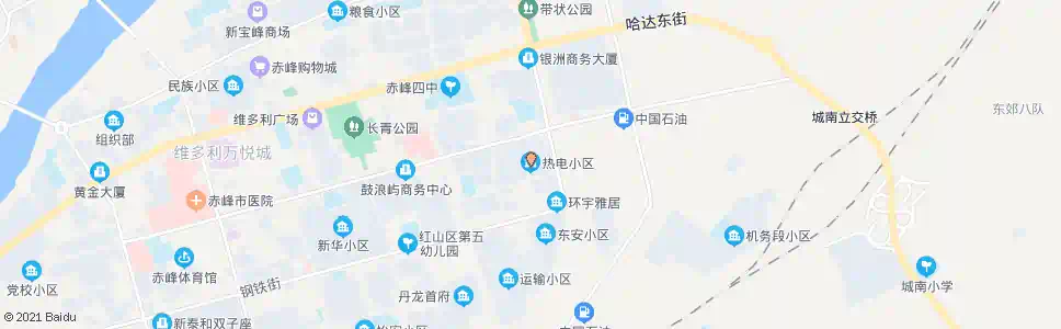 赤峰热电小区_公交站地图_赤峰公交_妙搜公交查询2025
