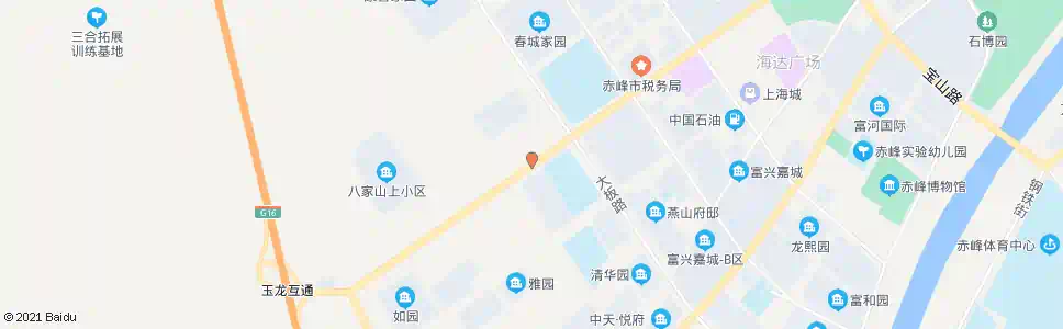 赤峰西八家_公交站地图_赤峰公交_妙搜公交查询2025