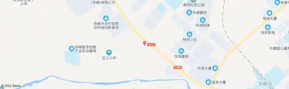 赤峰五三路口_公交站地图_赤峰公交_妙搜公交查询2025