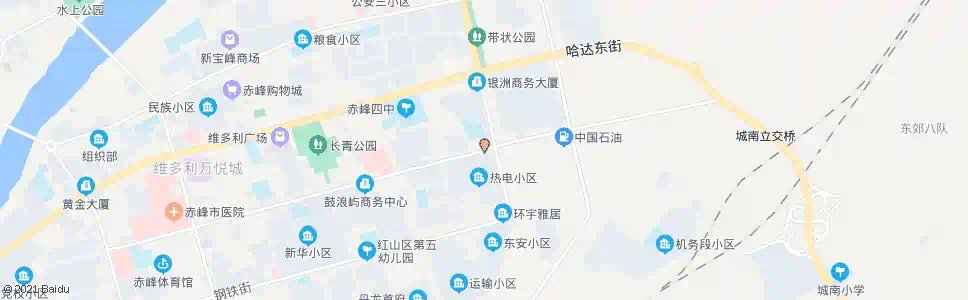 赤峰长青花园小区_公交站地图_赤峰公交_妙搜公交查询2025
