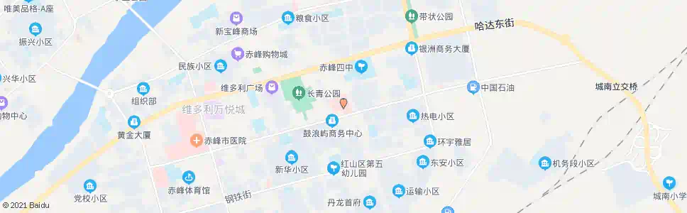 赤峰赤峰市第二医院_公交站地图_赤峰公交_妙搜公交查询2025