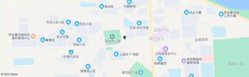 鄂尔多斯阿吉奈公园东门_公交站地图_鄂尔多斯公交_妙搜公交查询2025