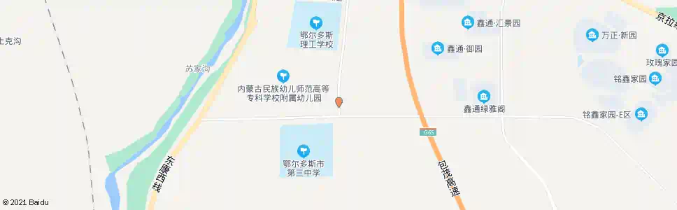 鄂尔多斯市三中_公交站地图_鄂尔多斯公交_妙搜公交查询2025