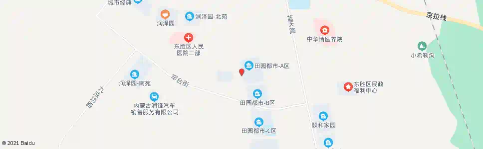 鄂尔多斯田园都市A区_公交站地图_鄂尔多斯公交_妙搜公交查询2025
