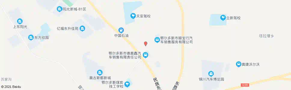 鄂尔多斯和兴汽车城_公交站地图_鄂尔多斯公交_妙搜公交查询2025