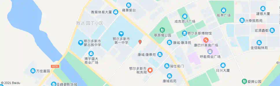 鄂尔多斯市一中南门_公交站地图_鄂尔多斯公交_妙搜公交查询2025