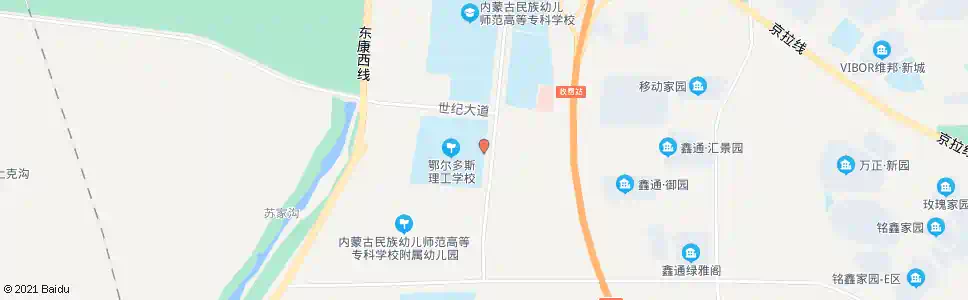 鄂尔多斯理工学校_公交站地图_鄂尔多斯公交_妙搜公交查询2025