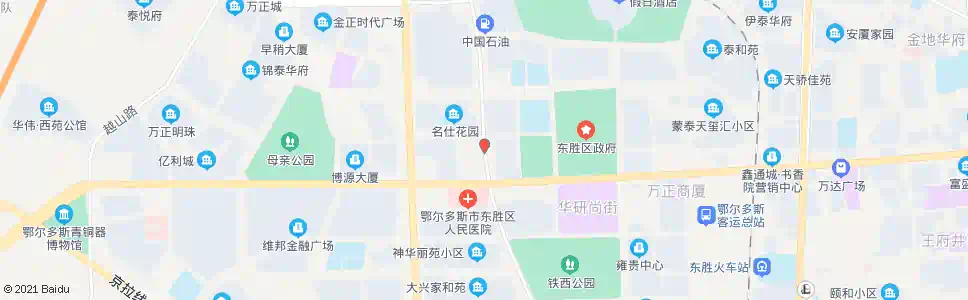 鄂尔多斯名仕花园_公交站地图_鄂尔多斯公交_妙搜公交查询2025