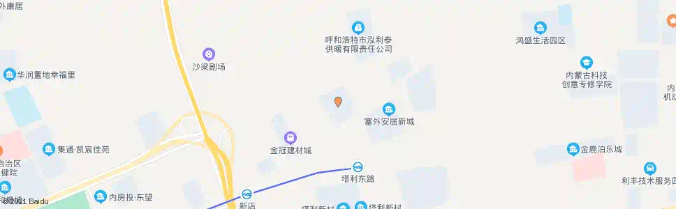 呼和浩特航天新材料_公交站地图_呼和浩特公交_妙搜公交查询2025