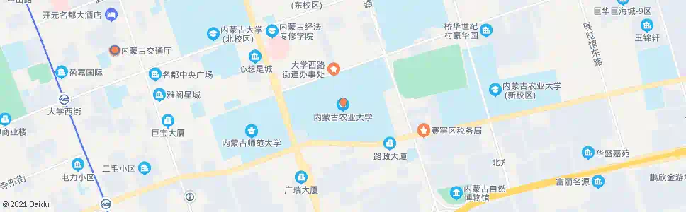 呼和浩特农业大学_公交站地图_呼和浩特公交_妙搜公交查询2025