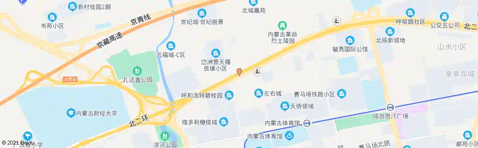 呼和浩特代州营国际农贸物流港_公交站地图_呼和浩特公交_妙搜公交查询2025