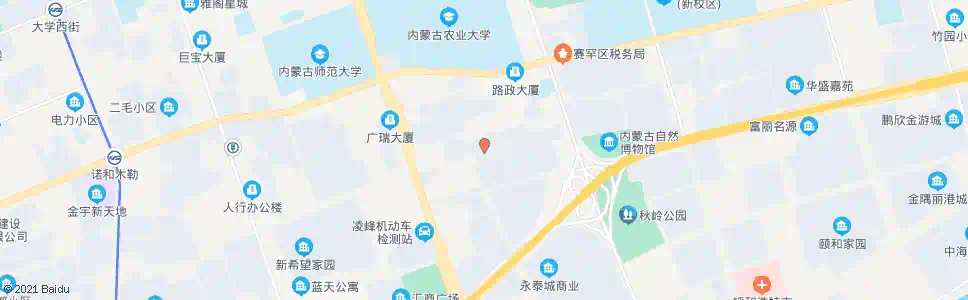 呼和浩特牧机所住宅区_公交站地图_呼和浩特公交_妙搜公交查询2025