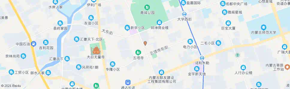 呼和浩特五洲女子医院_公交站地图_呼和浩特公交_妙搜公交查询2025