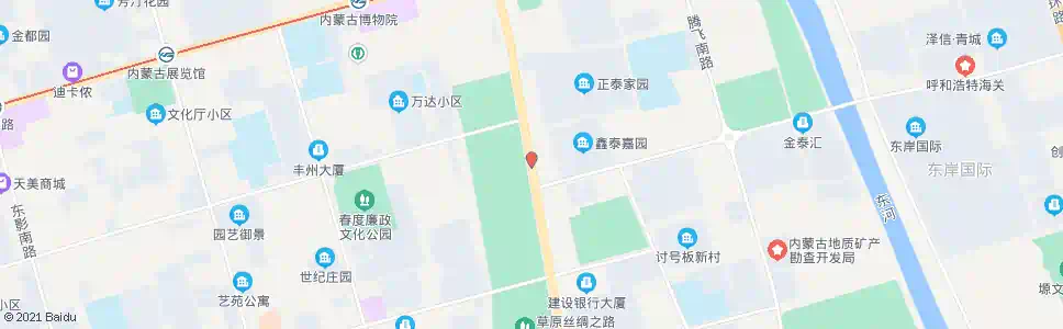呼和浩特内蒙古党政住宅区_公交站地图_呼和浩特公交_妙搜公交查询2025