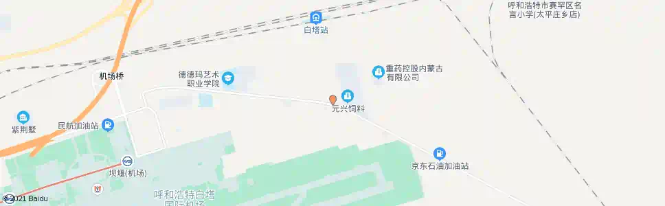 呼和浩特大公实业总公司_公交站地图_呼和浩特公交_妙搜公交查询2025
