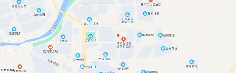 呼和浩特呼市烟草公司_公交站地图_呼和浩特公交_妙搜公交查询2025