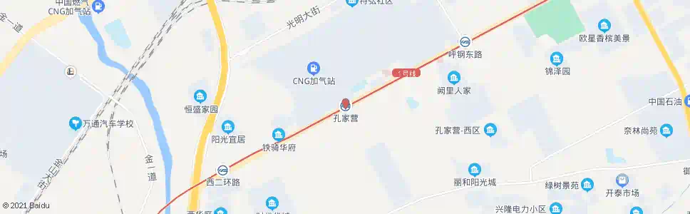 呼和浩特孔家营_公交站地图_呼和浩特公交_妙搜公交查询2025