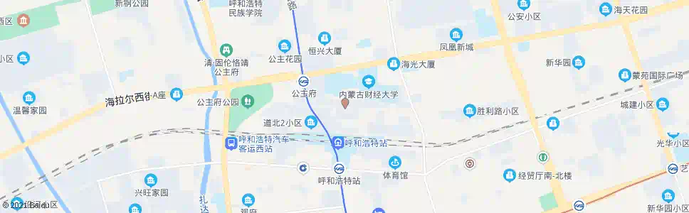 呼和浩特美心花园_公交站地图_呼和浩特公交_妙搜公交查询2025