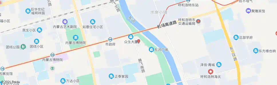 呼和浩特环成公司_公交站地图_呼和浩特公交_妙搜公交查询2025