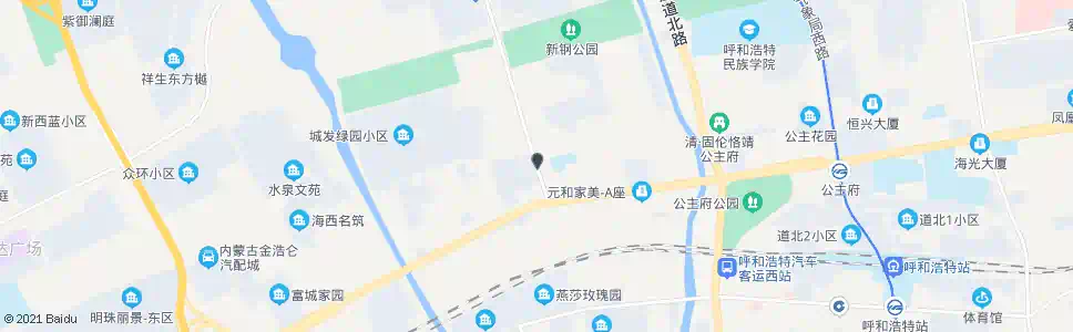 呼和浩特工农兵路北口_公交站地图_呼和浩特公交_妙搜公交查询2025