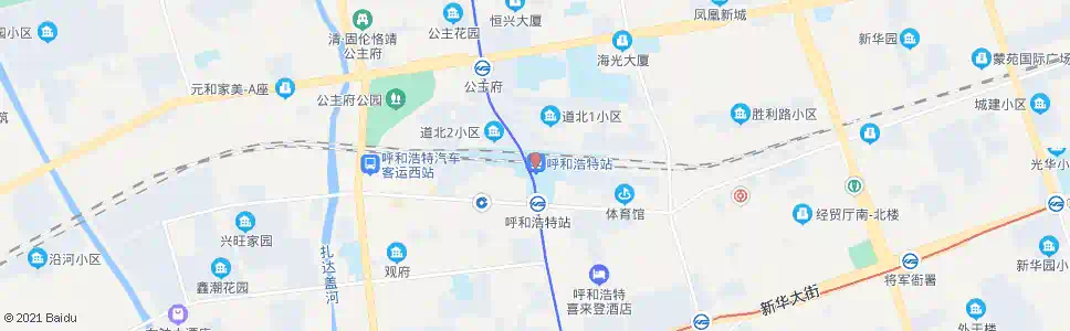 呼和浩特物流园_公交站地图_呼和浩特公交_妙搜公交查询2025