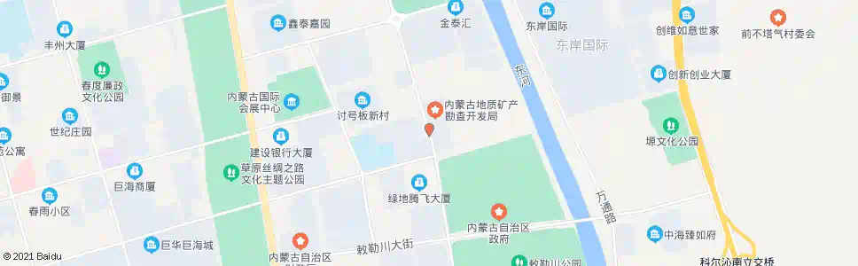 呼和浩特中国大地保险_公交站地图_呼和浩特公交_妙搜公交查询2025