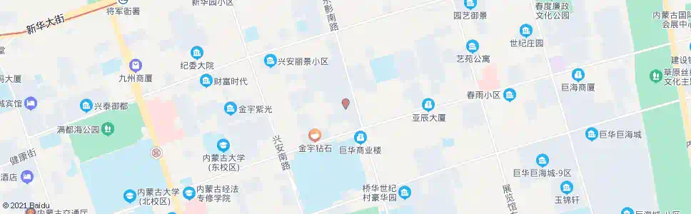 呼和浩特乌兰小区_公交站地图_呼和浩特公交_妙搜公交查询2025