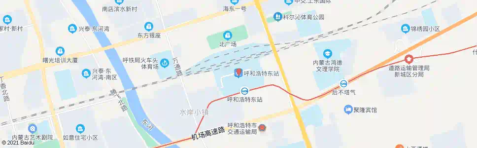 呼和浩特厂汉板村东_公交站地图_呼和浩特公交_妙搜公交查询2025