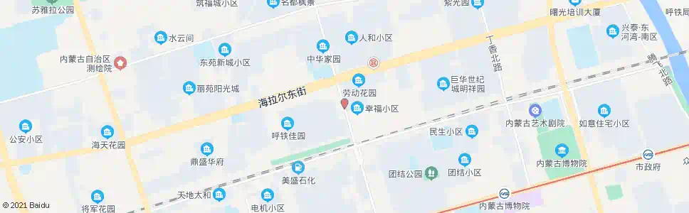 呼和浩特幸福小区_公交站地图_呼和浩特公交_妙搜公交查询2025