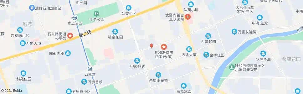 呼和浩特金桥供水加压站_公交站地图_呼和浩特公交_妙搜公交查询2025