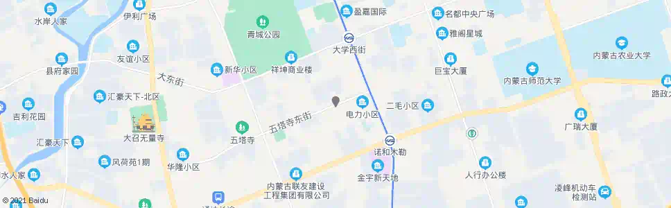 呼和浩特排水管理局_公交站地图_呼和浩特公交_妙搜公交查询2025
