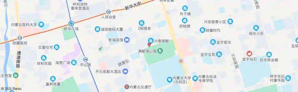 呼和浩特国泰君安证券_公交站地图_呼和浩特公交_妙搜公交查询2025