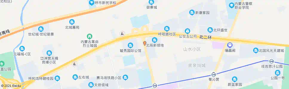 呼和浩特哲里木路北口_公交站地图_呼和浩特公交_妙搜公交查询2025