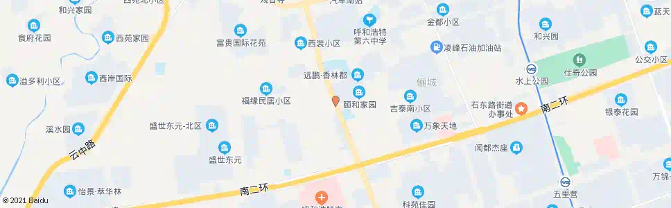 呼和浩特呼市第三职业中专_公交站地图_呼和浩特公交_妙搜公交查询2025