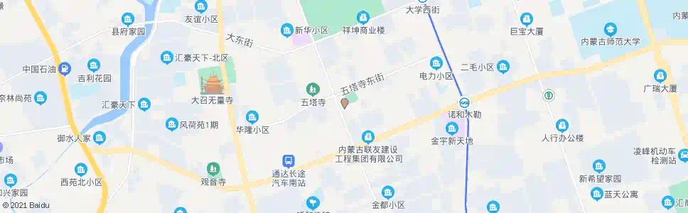 呼和浩特二十六中_公交站地图_呼和浩特公交_妙搜公交查询2025