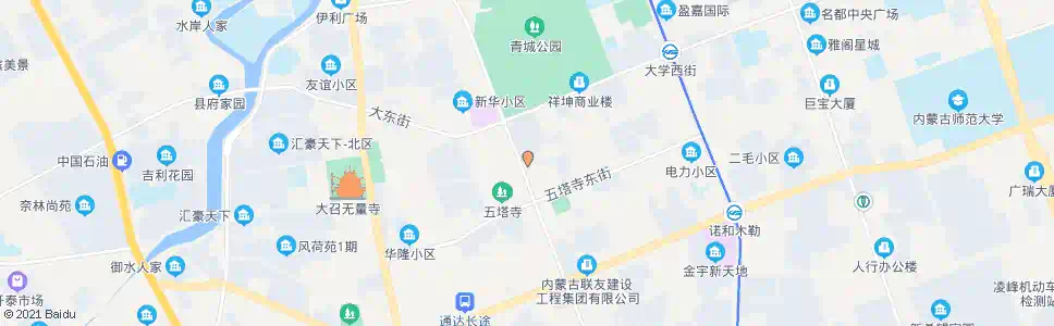 呼和浩特五州女子医院_公交站地图_呼和浩特公交_妙搜公交查询2025