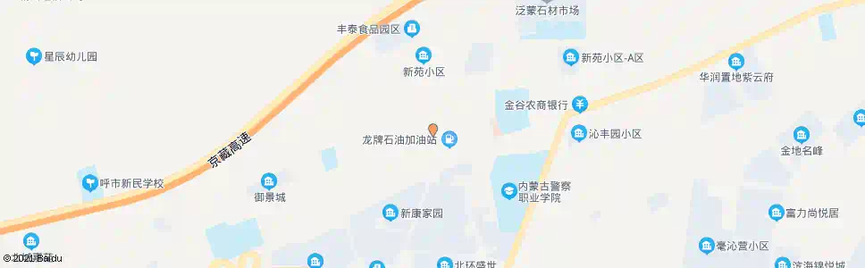 呼和浩特赛马场集贸市场_公交站地图_呼和浩特公交_妙搜公交查询2025