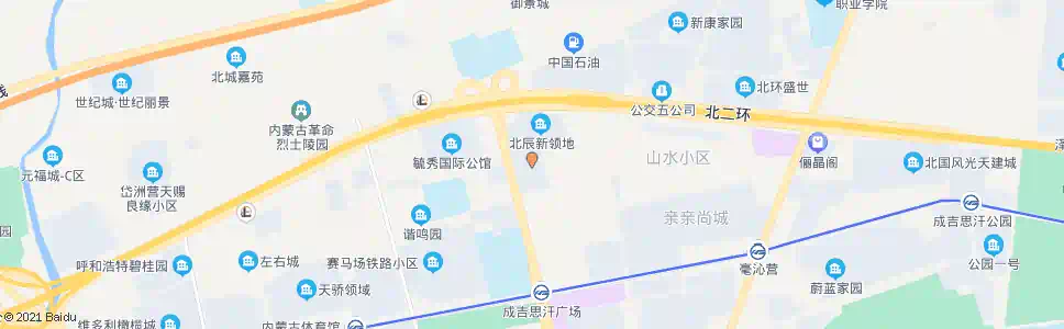 呼和浩特天骄年华小区_公交站地图_呼和浩特公交_妙搜公交查询2025