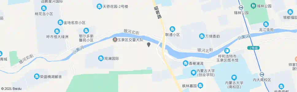呼和浩特小黑河_公交站地图_呼和浩特公交_妙搜公交查询2025