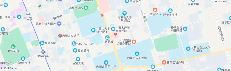 呼和浩特内蒙古肿瘤医院_公交站地图_呼和浩特公交_妙搜公交查询2025