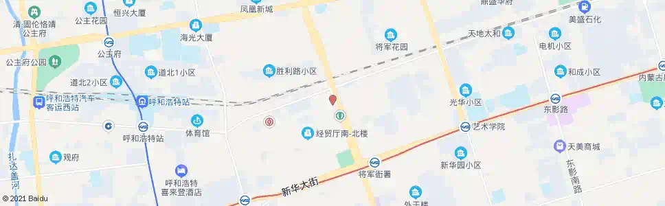 呼和浩特呼市长城医院_公交站地图_呼和浩特公交_妙搜公交查询2025