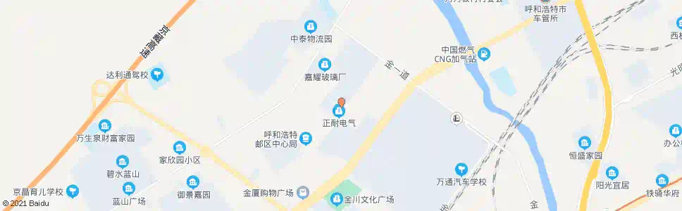 呼和浩特TCL王牌电器公司西门_公交站地图_呼和浩特公交_妙搜公交查询2025