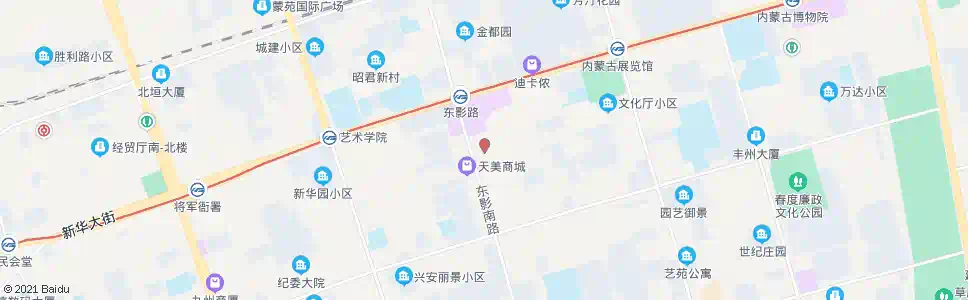 呼和浩特巨华朗域_公交站地图_呼和浩特公交_妙搜公交查询2025