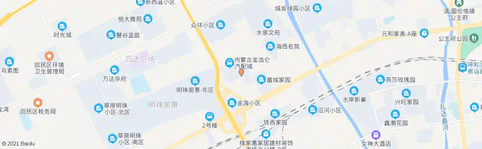 呼和浩特附件厂小区_公交站地图_呼和浩特公交_妙搜公交查询2025