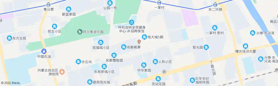 呼和浩特新城蒙银村镇银行_公交站地图_呼和浩特公交_妙搜公交查询2025
