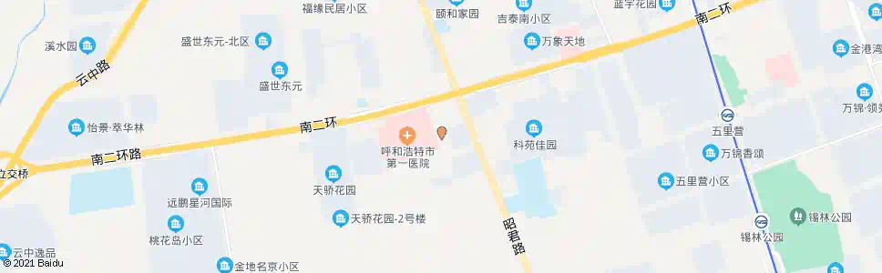 呼和浩特二造纸厂_公交站地图_呼和浩特公交_妙搜公交查询2025