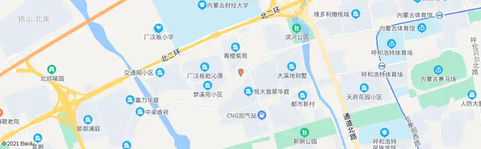 呼和浩特宏泰铂郡北_公交站地图_呼和浩特公交_妙搜公交查询2025